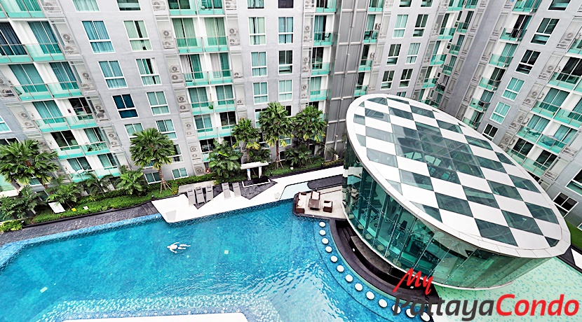 City Center Residence Condo Pattaya For Sale 1 Bedroom Pool Views - CCR36