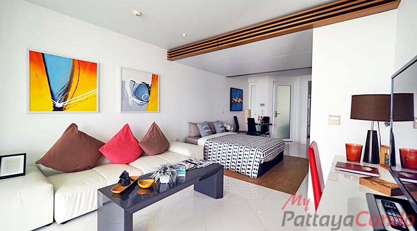 Pure Sunset Beach Na-Jomtien Condo For Sale Studio Bedroom With Sea Views - PURE01
