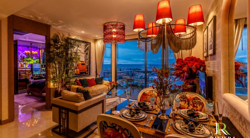 Riviera Ocean Drive Pattaya Condo For Sale 1 Bedroom With Sea Views - ROD07