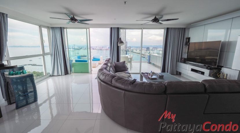 Amari Residence Pattaya For Sale & Rent 3 Bedroom with Pattaya Bay Views - AMR97