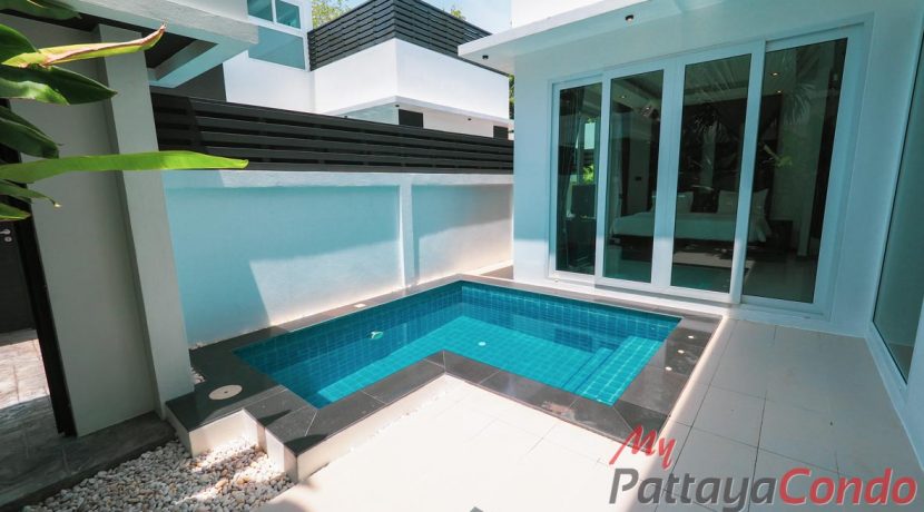 Palm Oasis Pool Villa Jomtien For Sale & Rent 2 Bedroom With Private Pool - HJPO02
