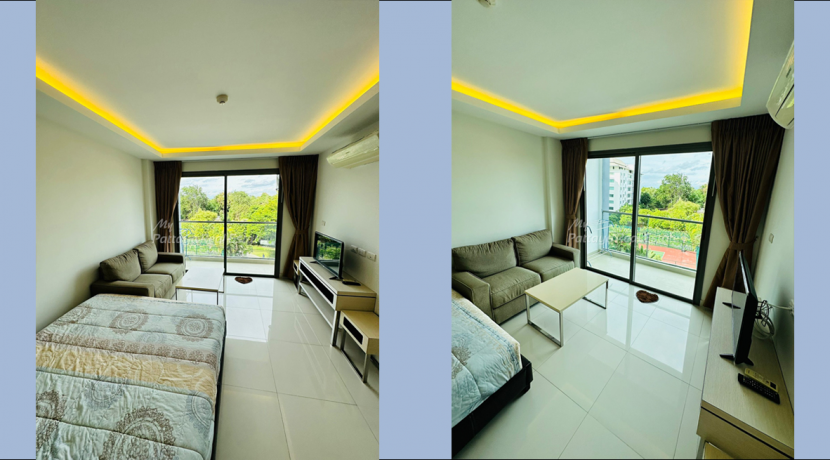Club Royal Wong Amat Condo Pattaya For Sale & Rent Studio With Garden Views - CLUBR33