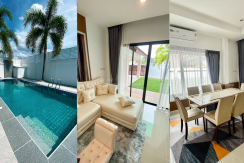 The Bliss 2 Pool Villa For Sale in East Pattaya 3 Bedroom with Private Pool Views - HETB204