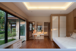 Baan Pattaya 6 Single House For Sale 3 Bedroom With Private Garden in Huay Yai - HEBP603