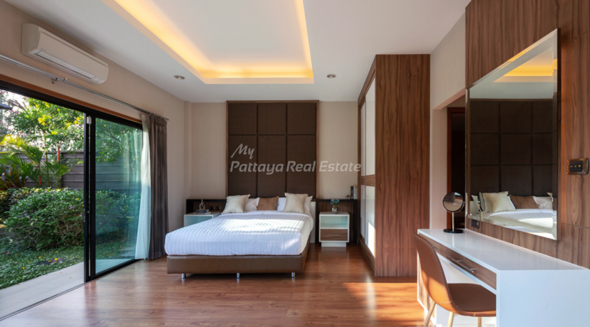 Baan Pattaya 6 Single House For Sale & Rent 2 Bedroom With Private Garden in Huay Yai - HEBP602