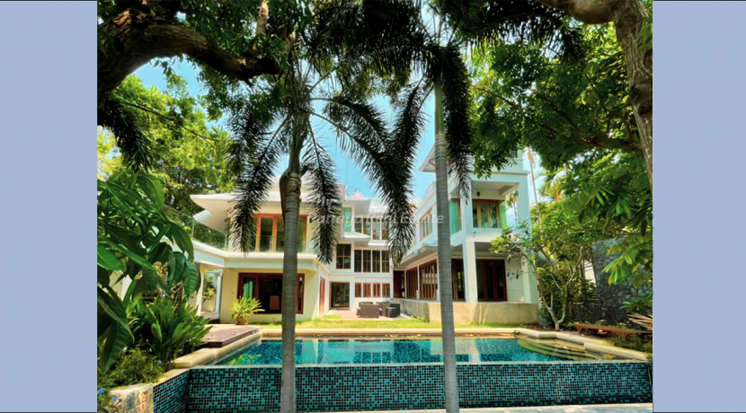 Execlutive Private Beachfront House For Sale 5 Bedroom With Pool Views - HN0004