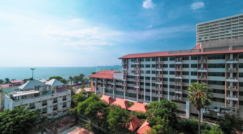 View Talay 7 Jomtien Condo Pattaya For Sale & Rent Studio With Partial Sea Views - VT704