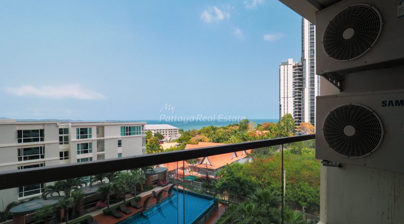 The Peak Towers Condo Pattaya For Sale & Rent 1 Bedroom With Partial Sea & Pool Views - PEAKT87