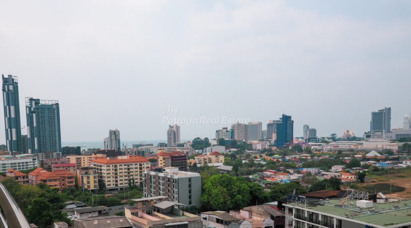 Pattaya Klang Center Point Condo For Sale & Rent Studio With Pool & Partial Sea Views - PKCP10