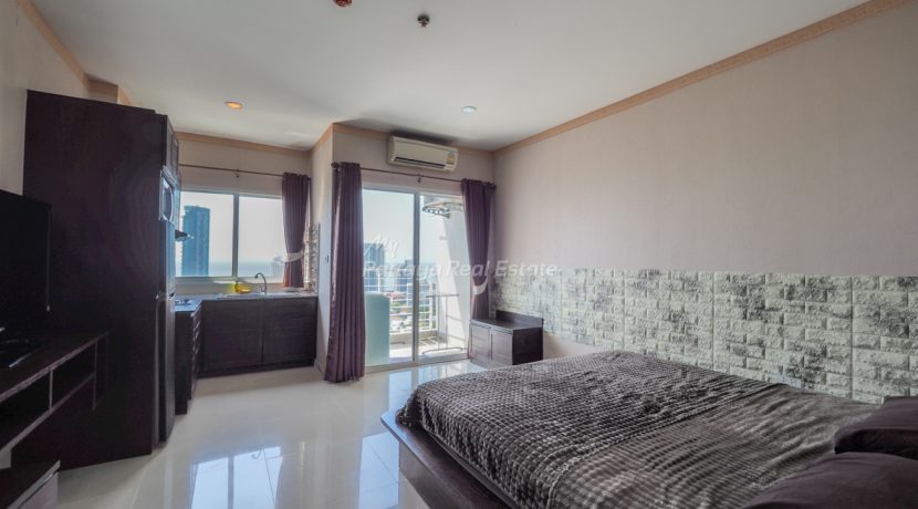 A D Hyatt Wong Amat Condo Pattaya For Sale & Rent Studio With Sea Views - AD08