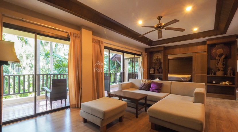 Chateau Dale Thabali Condominium Pattaya For Sale & Rent 2 Bedroom With Garden Views - TBL10